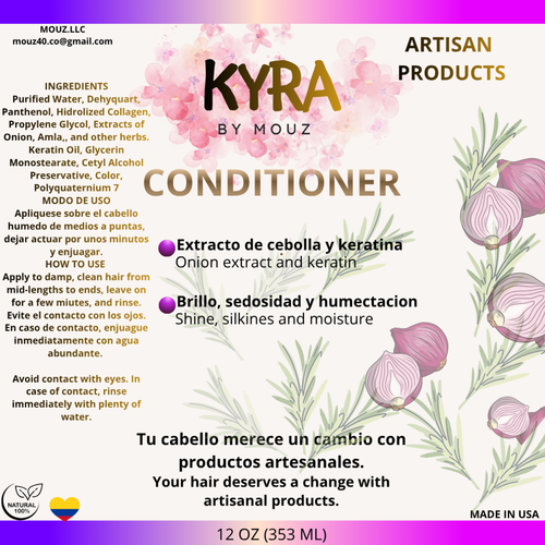 CONDITIONER WITH ONION EXTRACT AND KERATIN
