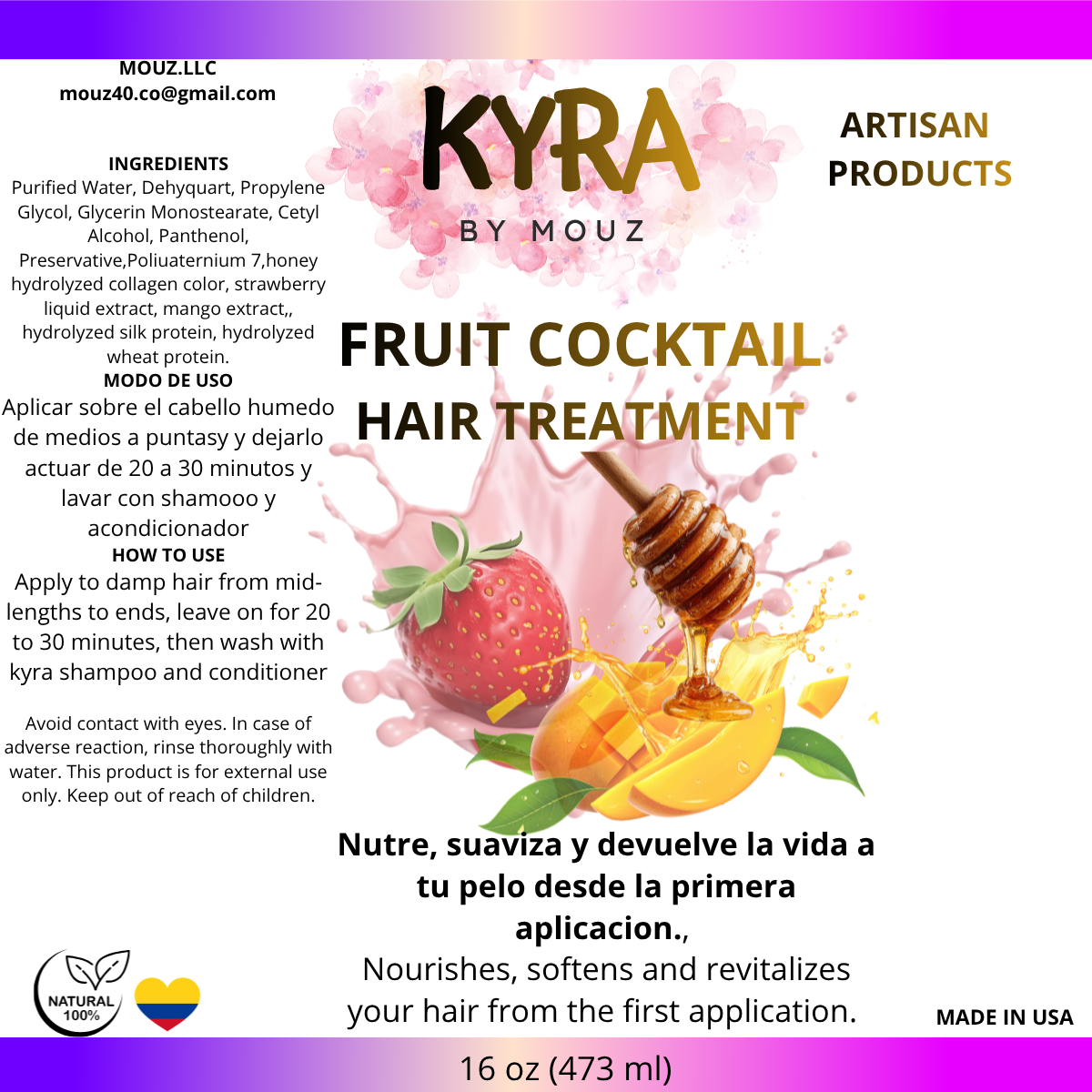 FRUIT COCKTAIL HAIR TREATMENT