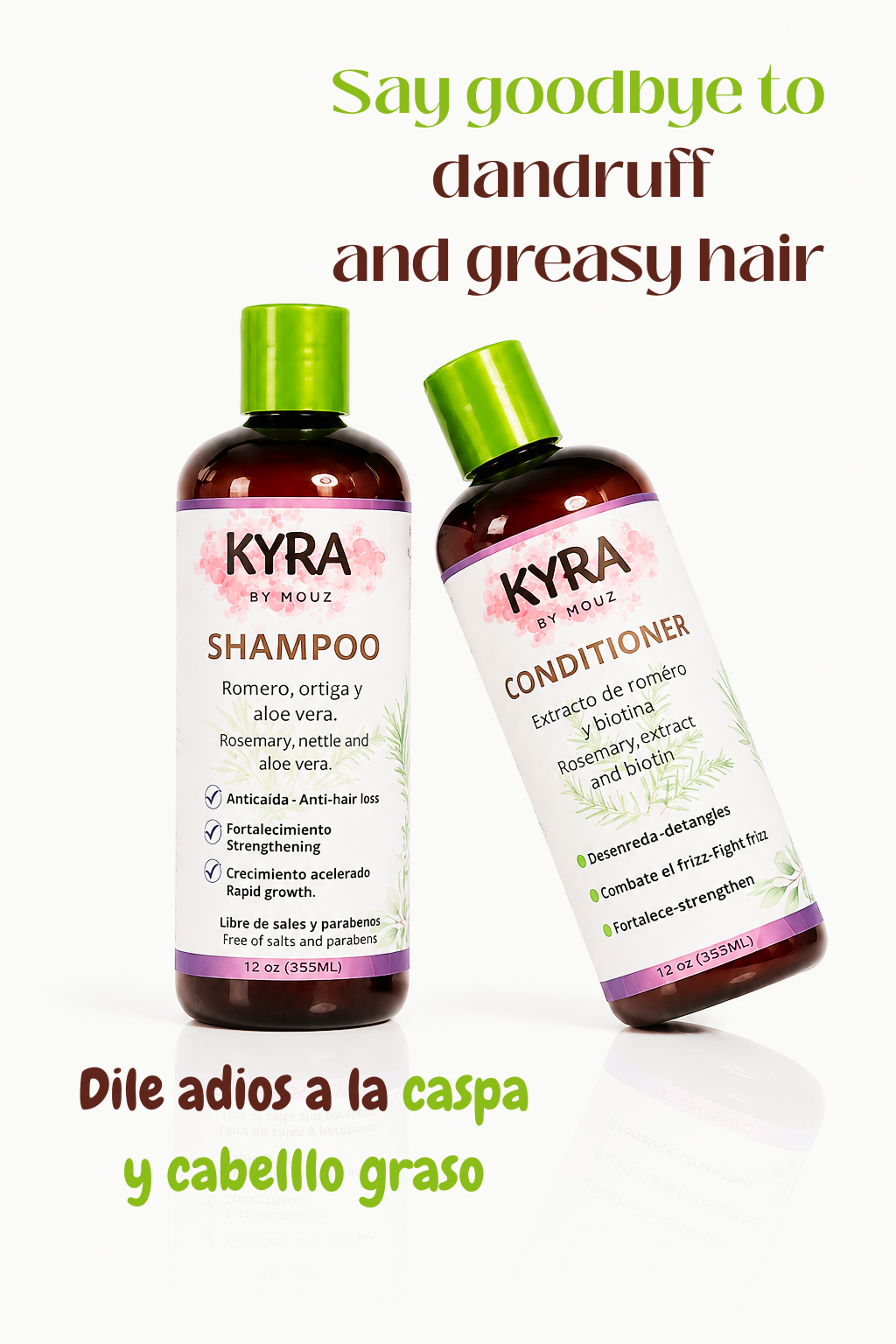 ROSEMARY AND OTHER HERBS SHAMPOO AND  CONDITIONER KIT