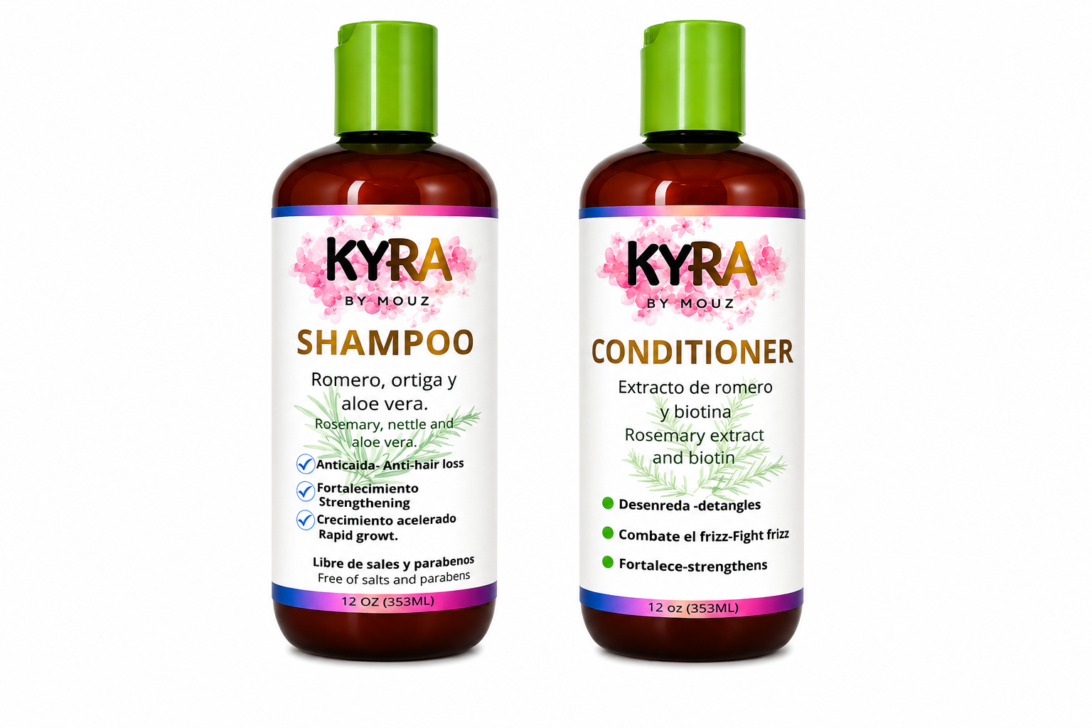 ROSEMARY AND OTHER HERBS SHAMPOO AND  CONDITIONER KIT
