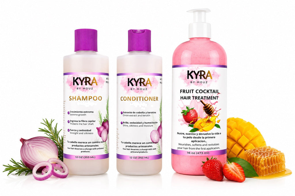 ONION AND FRUIT MIX SHAMPOO AND CONDITIONER KIT