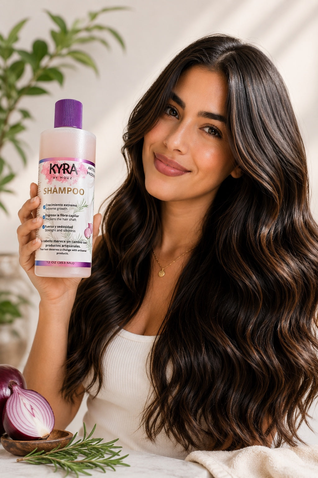 SHAMPOO WITH ONION EXTRACT AND KERATIN