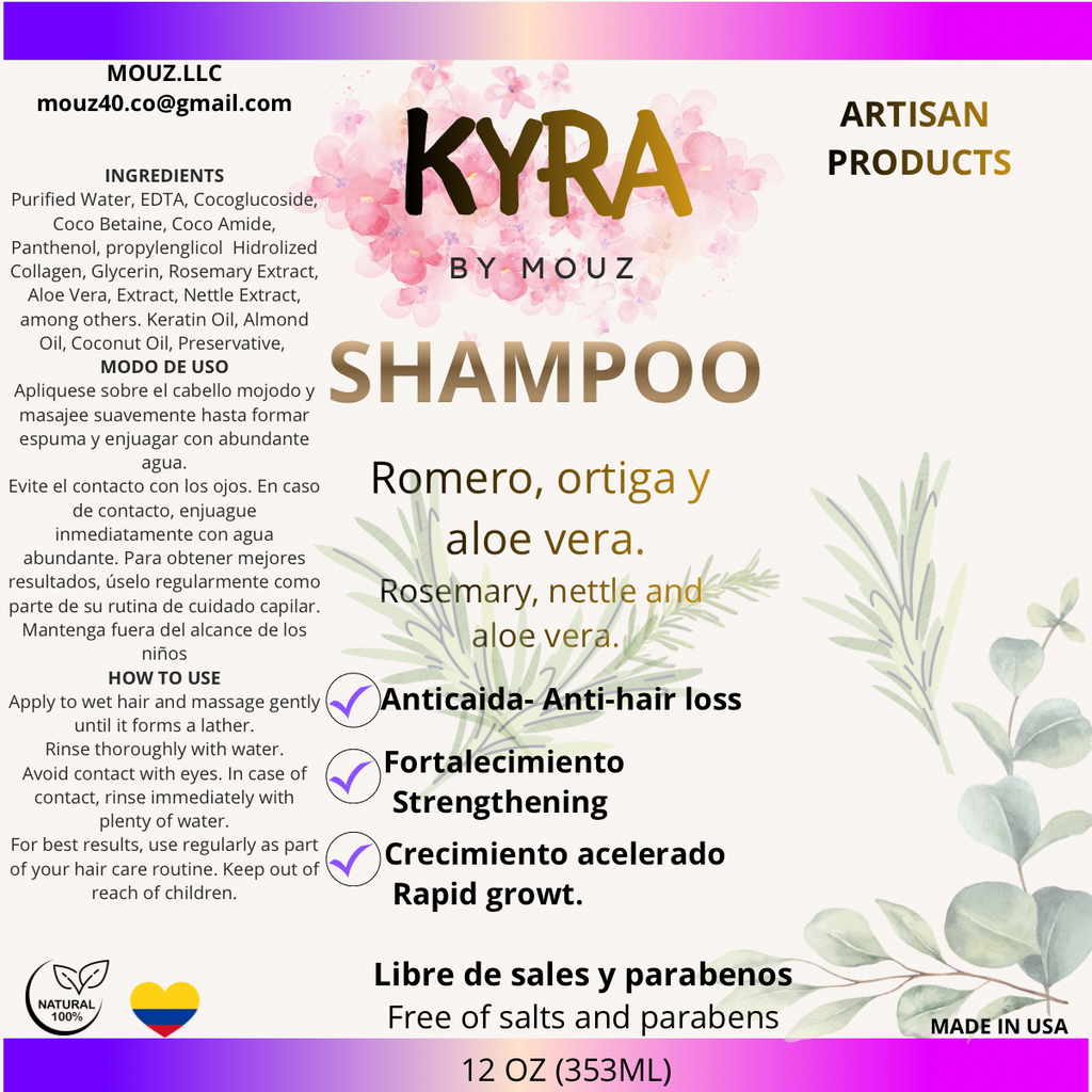 ROSEMARY, NETTLE, AND ALOE VERA SHAMPOO